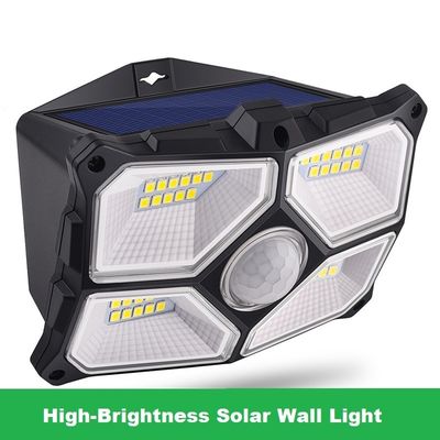 IP65 Waterproof  Outdoor High-performance Solar Panel Super Bright Durable Material Solar Security PIR Sensor Light